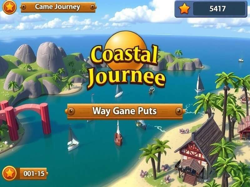Exploring India's coastline in Coastal Escapade Journey Coastal Escapade Journey game screenshot showing coastal exploration